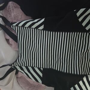 Striped Black and White Women's Intimate